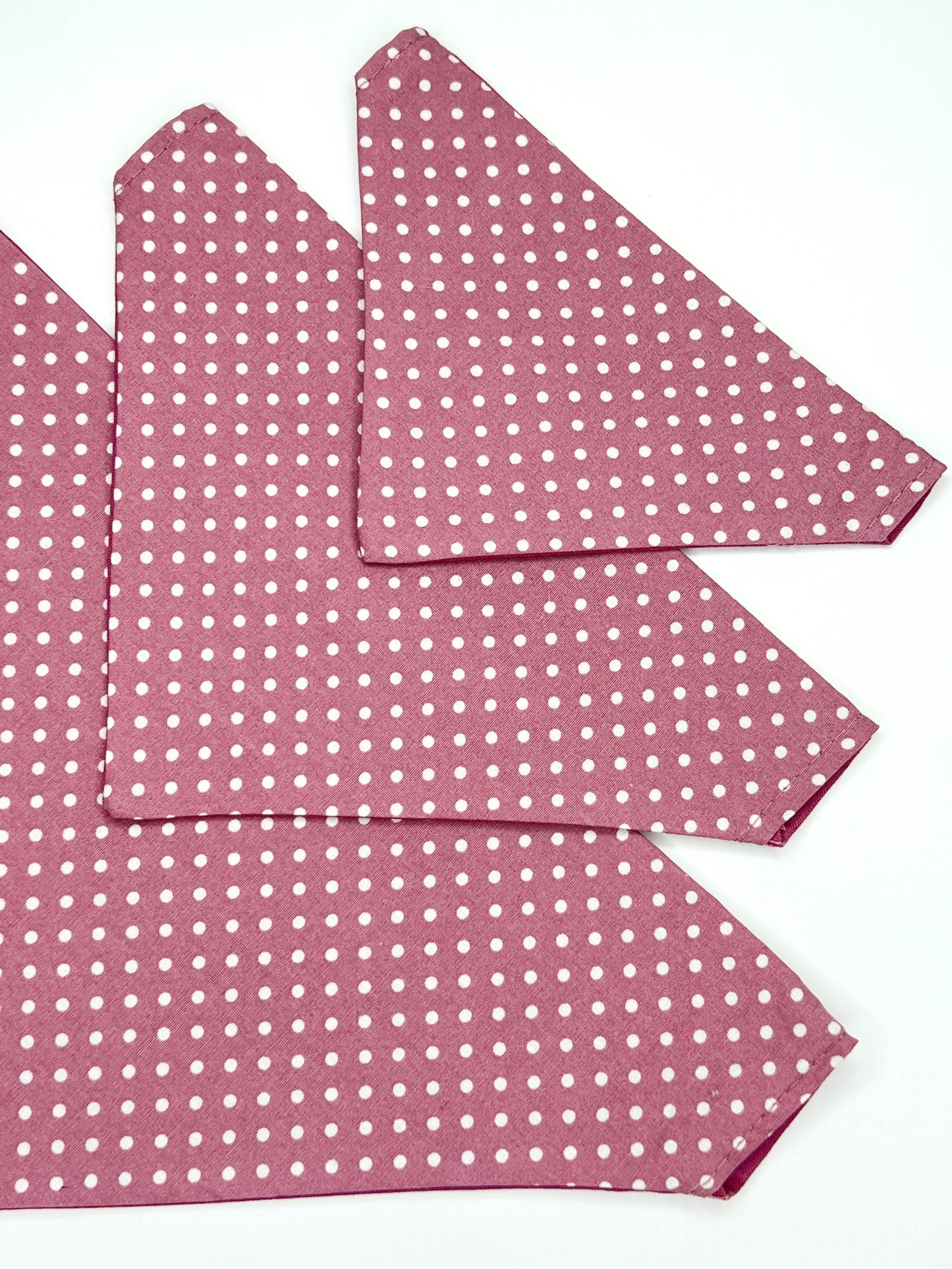 Bandana - Mauve Polka Dot