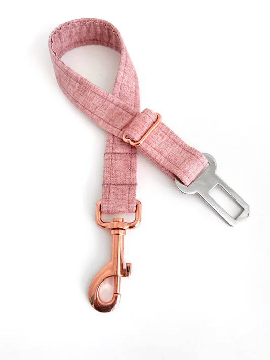 Seatbelt - Flamingo Pink Linen