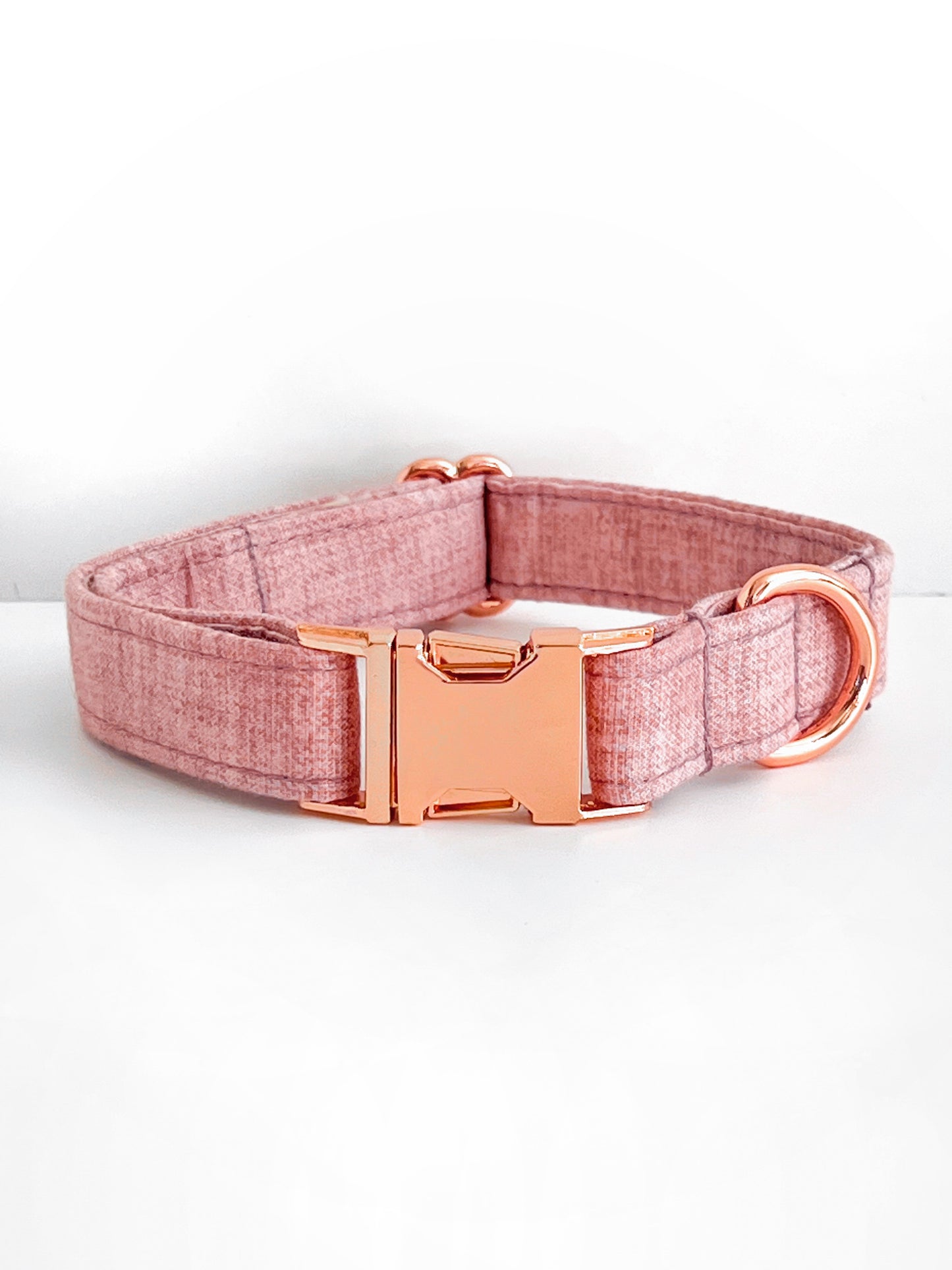 Collar | Fabric - Flamingo Pink Linen