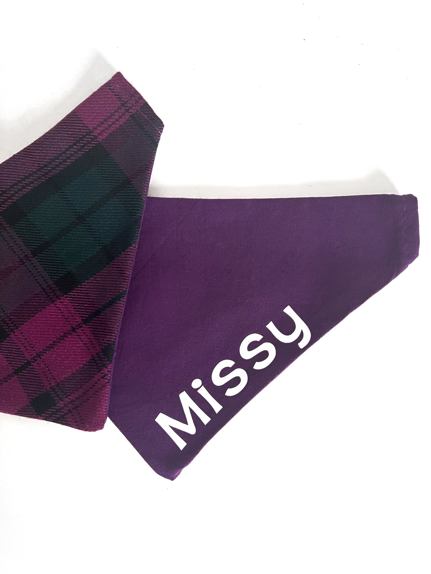 Bandana - Purple Tartan