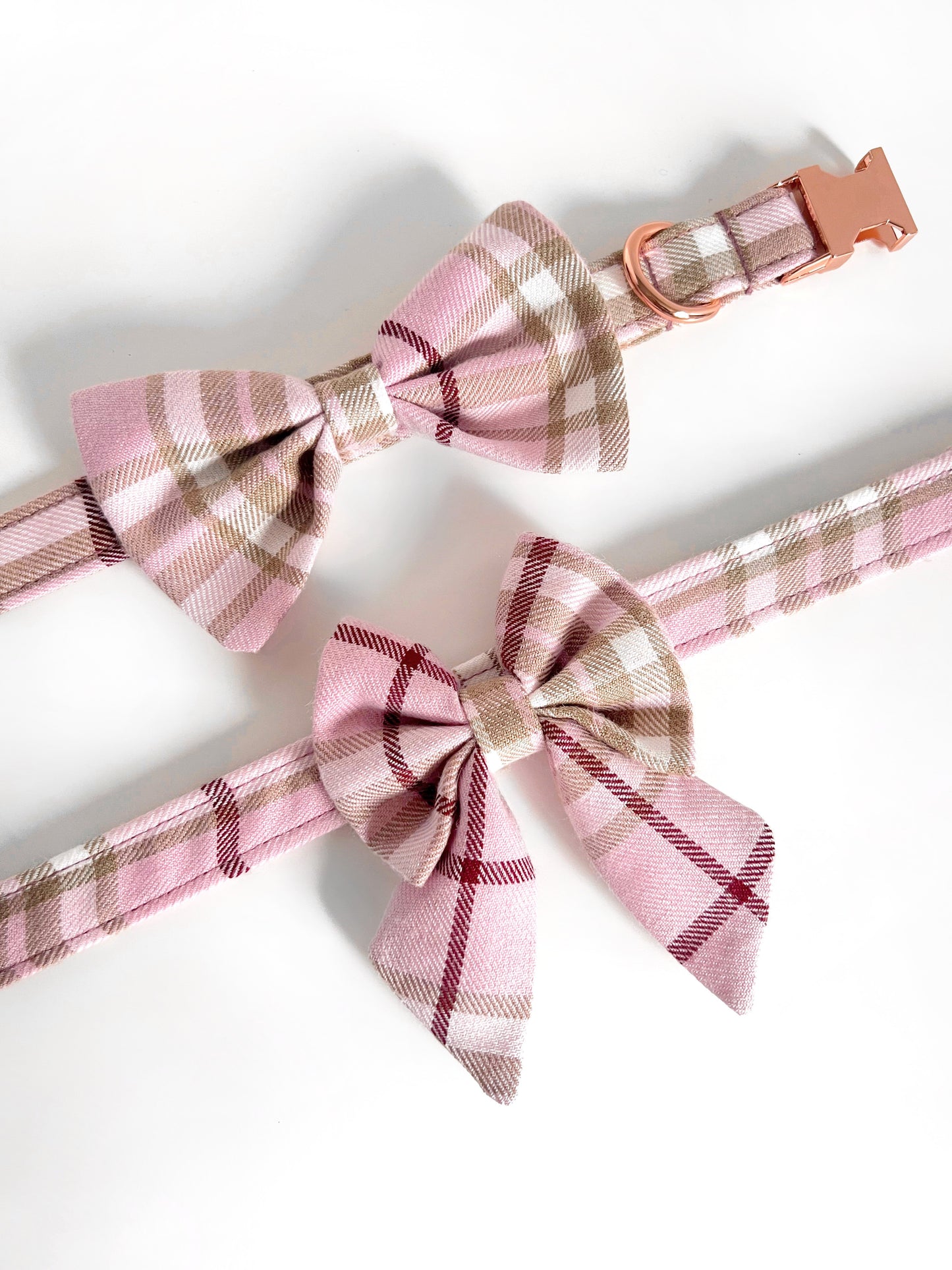 Collar | Fabric - Pink Tartan