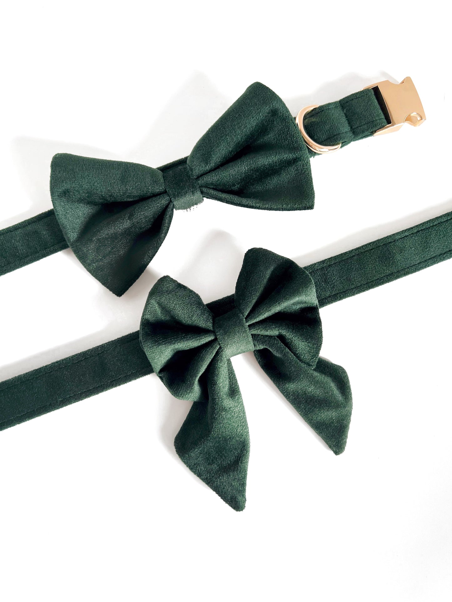 Collar | Fabric - Emerald Green Velvet