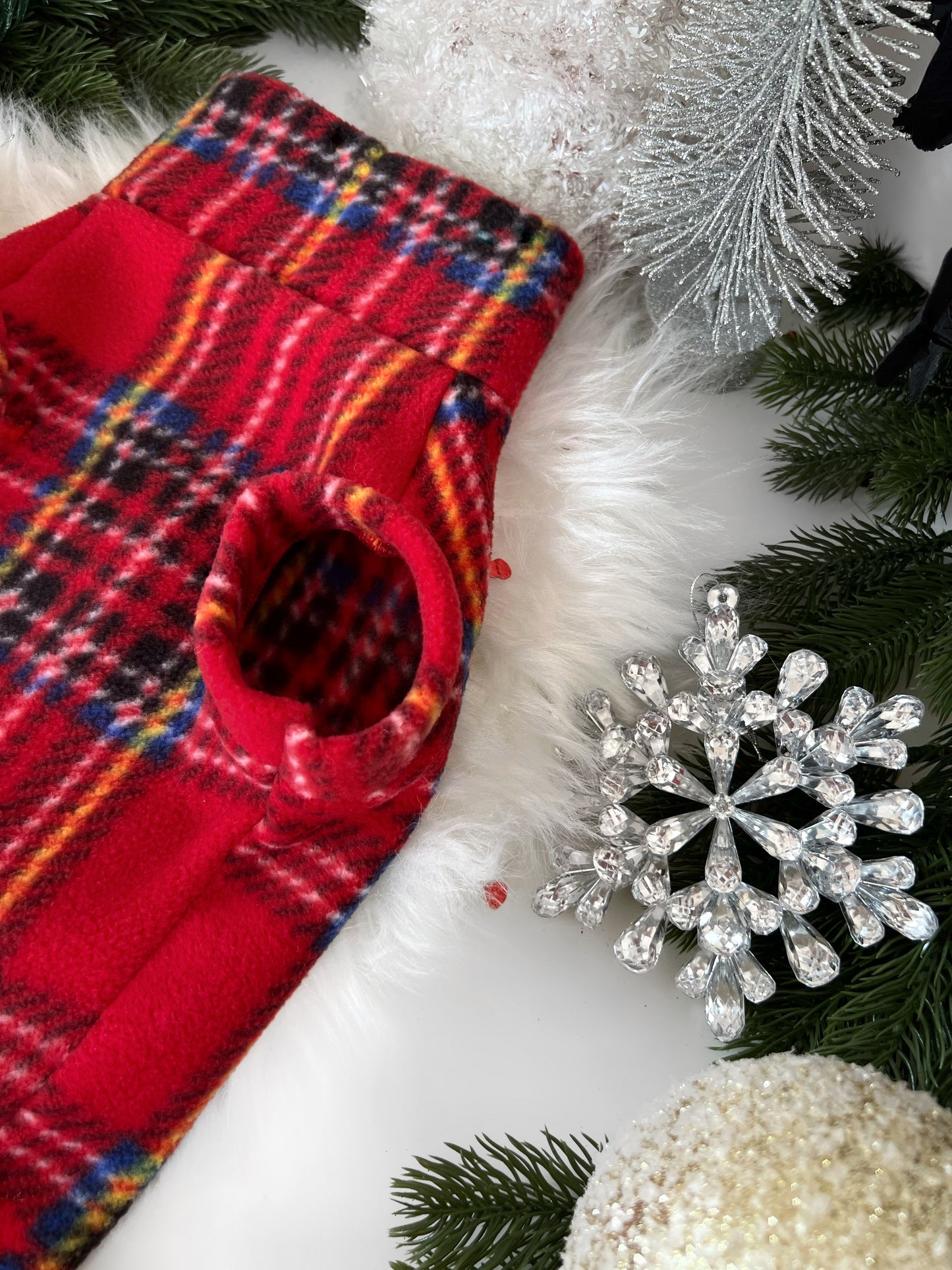 Polar Fleece | Tankie - Royal Stewart Tartan