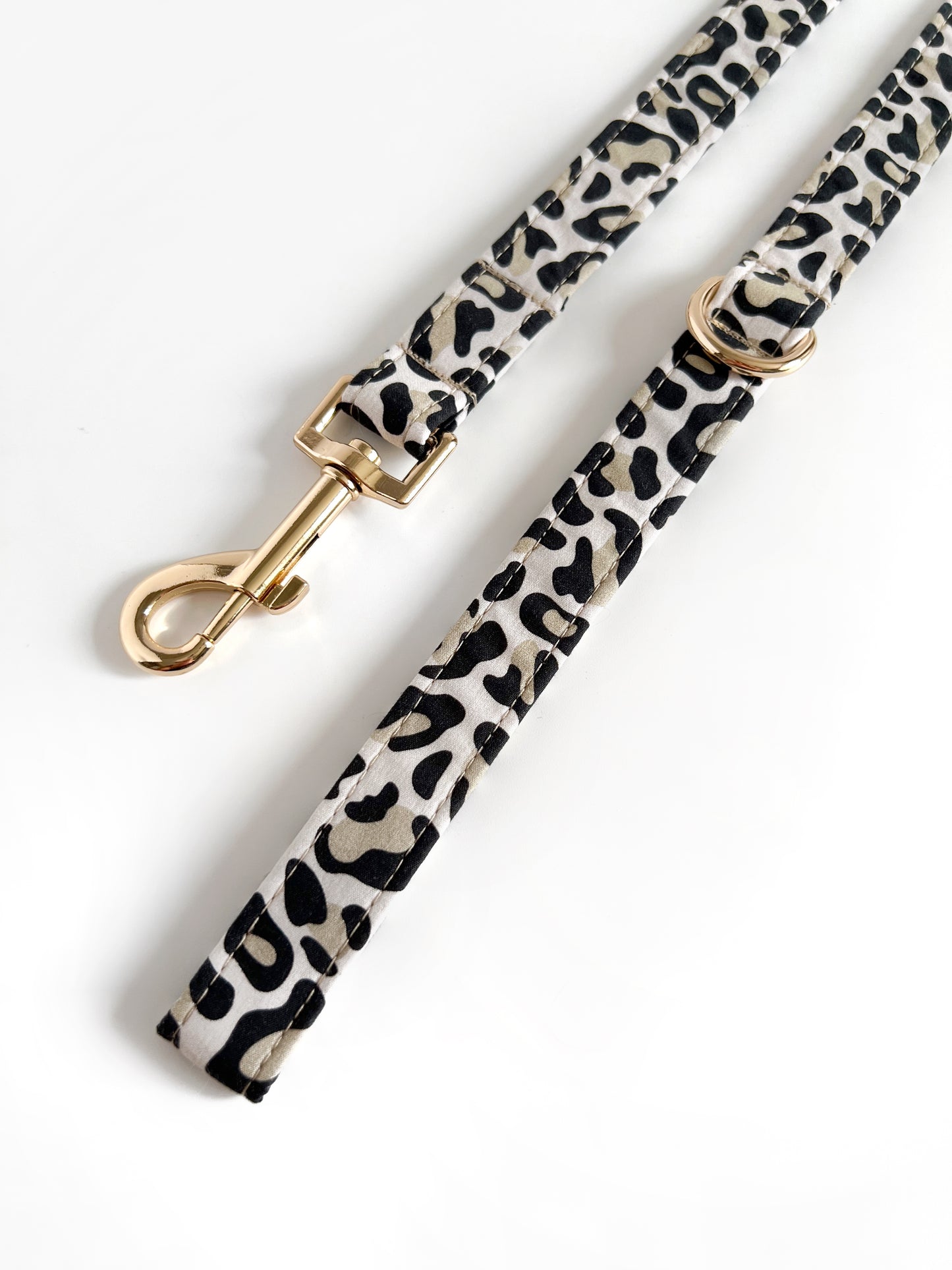 Lead | Fabric - Beige Leopard Print