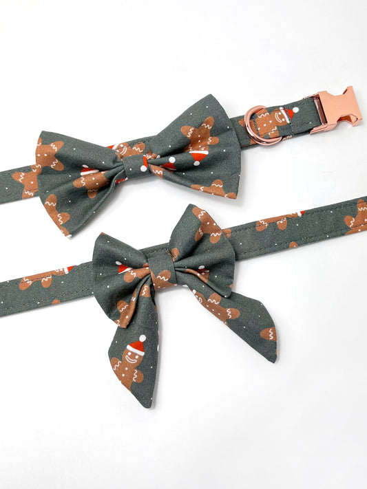 Bows - Grey Gingerbread