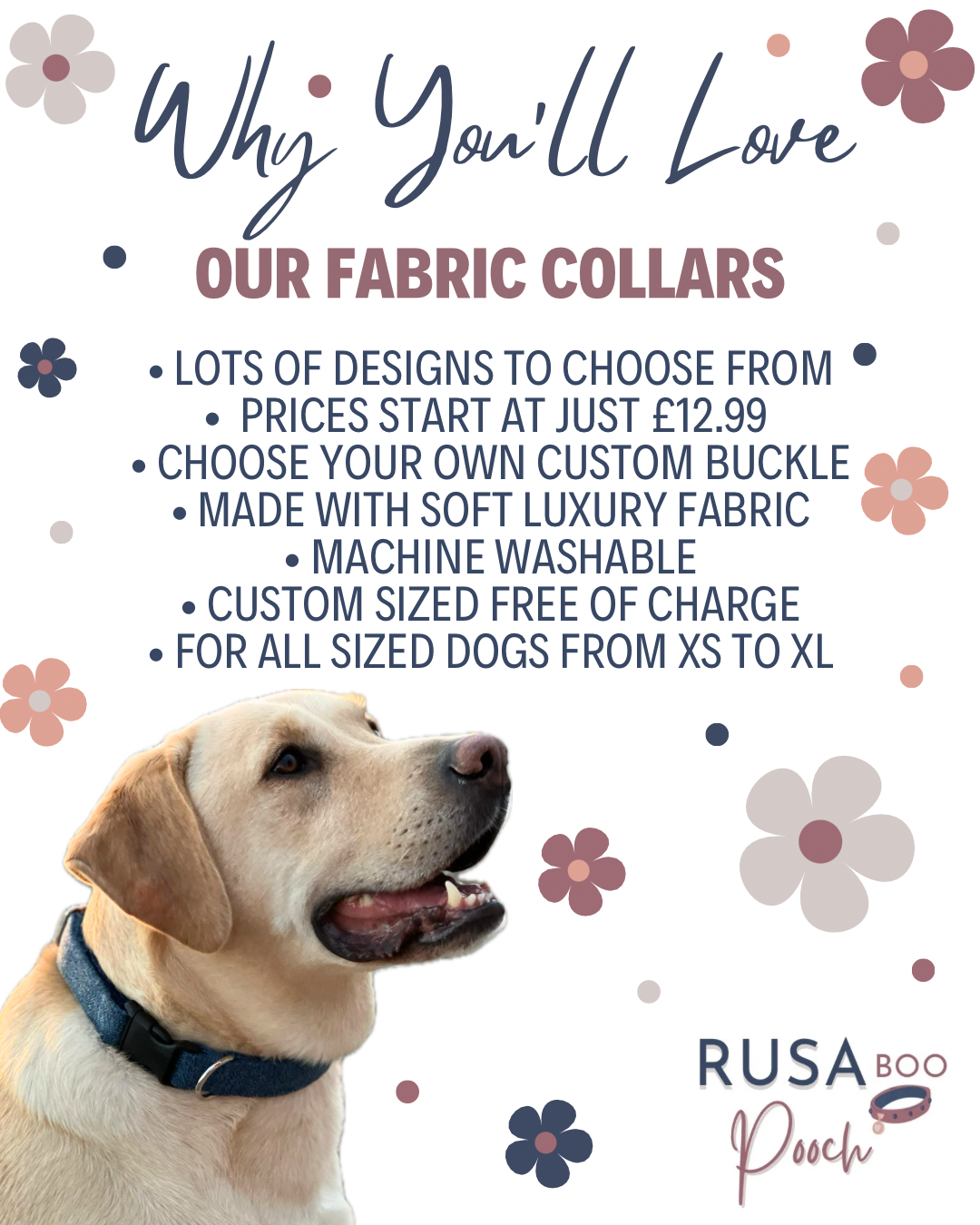 Why you'll love our fabric collars