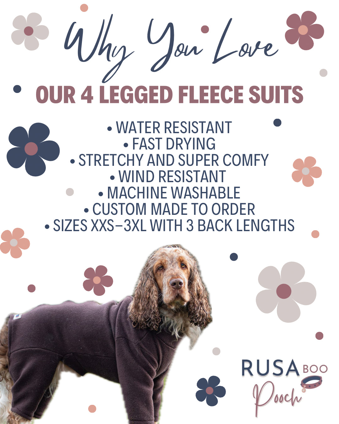 Fleece - Polar Fleece | Four Legged - Mauve